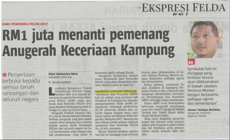 RM1 Juta Menanti Pemenang Anugerah Keceriaan Kampung