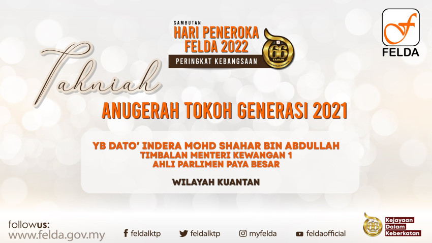 Felda Tahniah Kepada Semua Penerima Anugerah Di Sambutan Hari