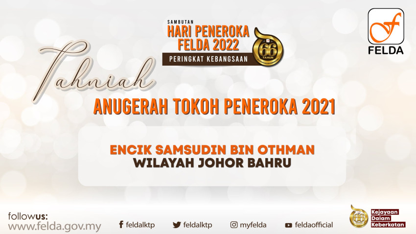 FELDA - TAHNIAH Kepada Semua Penerima Anugerah Di Sambutan Hari ...