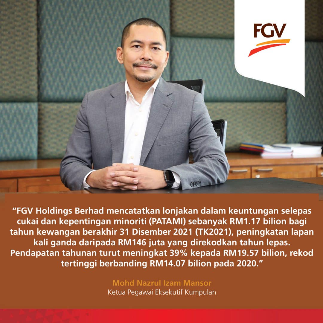 Tahniah FGV Holdings Berhad